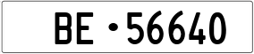 Truck License Plate